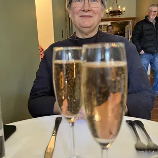 Champagne and my sweetie