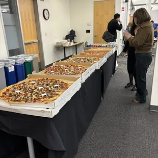 Extra large pizzas!