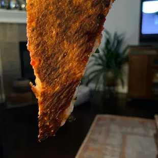 Another scorched piece. Tastes worse than burnt toast