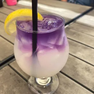 Flower blossom lemonade