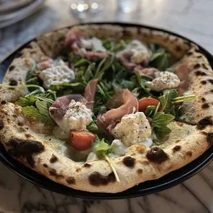 Prosciutto and Burrata Pizza