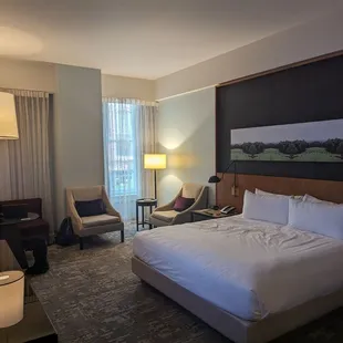 One little window and no desk.