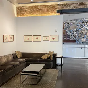 Waiting area in the lobby