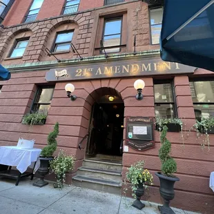 Front and outside seating.