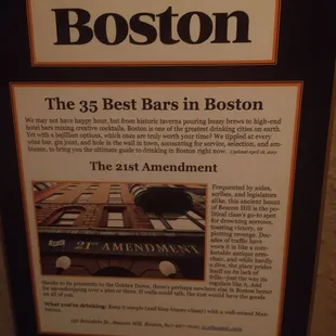the first amendment for boston