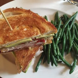 Southwestern Turkey Club on Sourdough Sandwich
