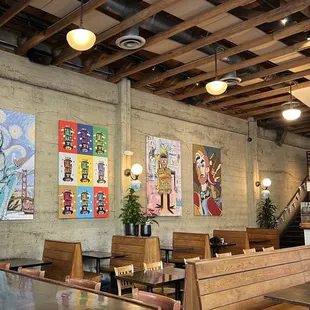 Interior of 21st Amendment Brewery Brewpub