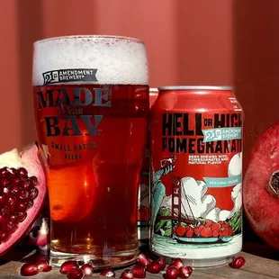 Hell or High Pomegranate (4.9% ABV)