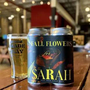 Fall Flowers for Sarah (5.6% ABV), our latest Made in the Bay Small Batch Series