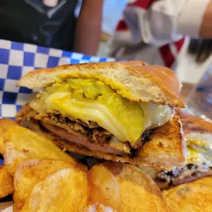 Close up of Cubano Sammy (8/10/23)