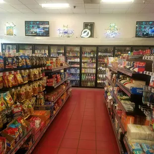a grocery store aisle