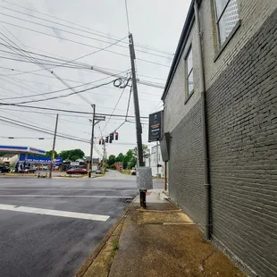 he corner of a street