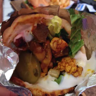 Chicken Schwarma Pita