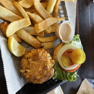 The Chesapeake crab cake sandwich