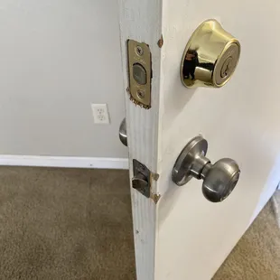 Damaged door