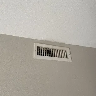 Dirty around vents