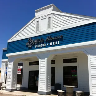 the outside of the building