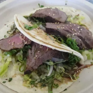 Asian Steak Tacos