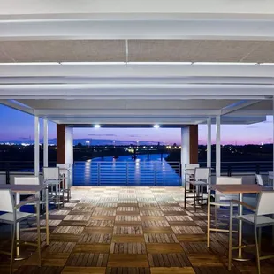 Nice view of Hillsborough river, ulele, and downtown from 220 West seventh rooftop, Tampa Heights