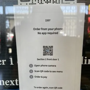 Link to online ordering