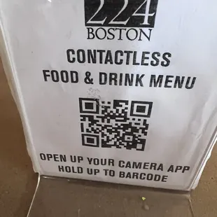 Menu access