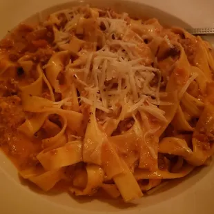 Bolognese was so creamy and good