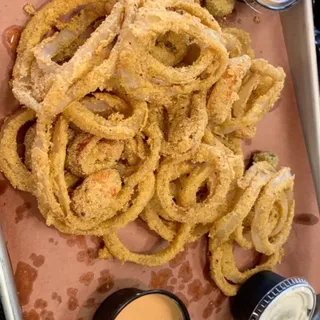 Onion Rings and Peppers