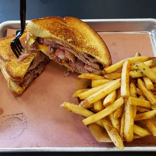 225 Degree Monster Grilled Cheese Sandwich