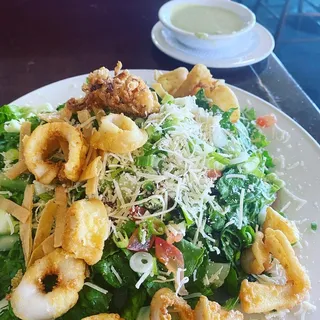 Calamari Frito Mexican Caesar Salad