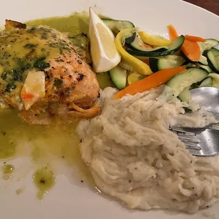 Seafood Stuffed Salmon