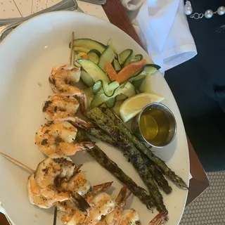 Grilled Wild Shrimp Skewers