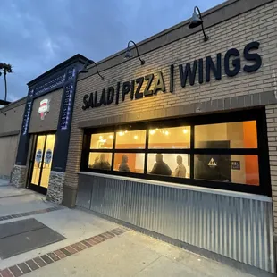 exterior of restaurant