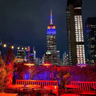 Amazing view of the Empire State Building