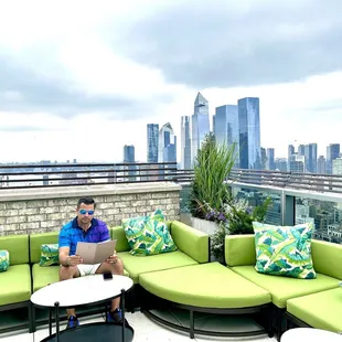 Order me an amazing view and chill hangout- nvm, got it!