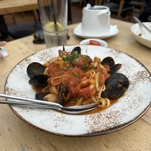 Seafood pasta