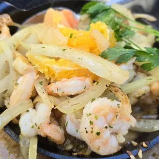 Sizzling Garlic Shrimp