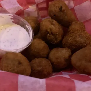 Fried mushrooms
