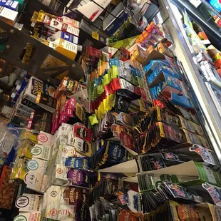 a variety of snacks and snacks