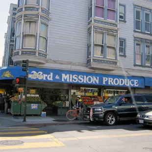 the front of the building