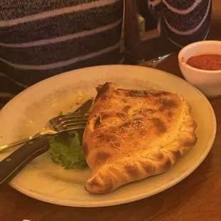 One of the many calzones