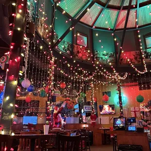 Inside holiday lights