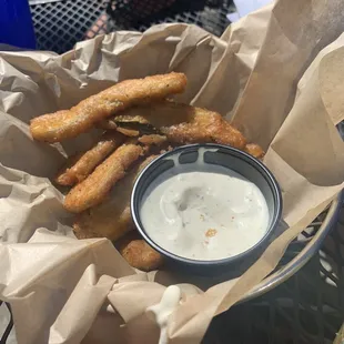 Fried pickles