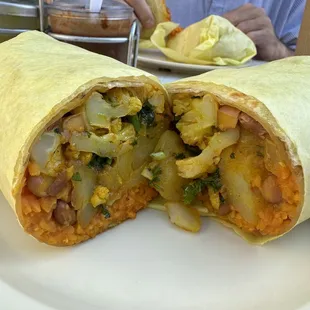 Aloo gobi burrito