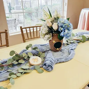 Beautiful chairs and linens make a beautiful room!