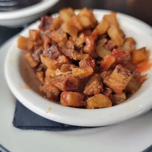 Dry and hard home fries