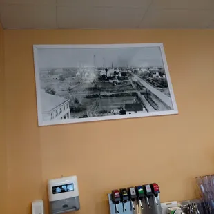 The photo is of the old town