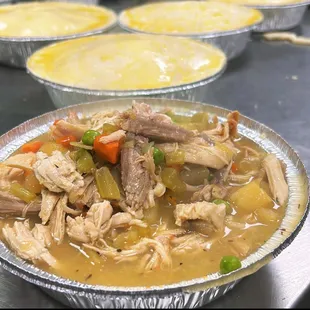 Homemade Turkey Potpies are ready!!