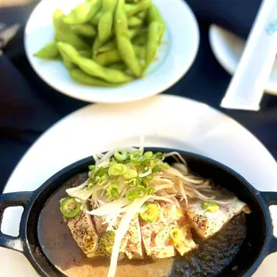 Volcano something that our server sold us on with albacore $14 delicious