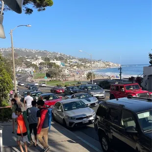 View from the restaurant