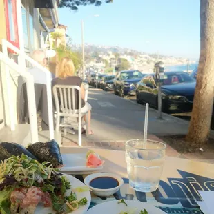 Laguna Canyon and one of their fusion sushi nigiri